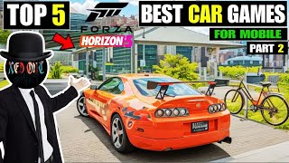 Top 5 Open World Car Racing Games Like Forza Horizon For Android 2024 | XEDOUTZz | Malayalam| PART 2