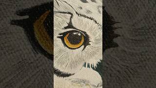 Night owl 😍#youtubeshorts #owlpainting #owldrawing #wowpainting #likesharesubscribe