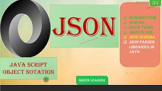 JSON Schema || JSON Validator || JSON Tutorial for beginner || Green Learner