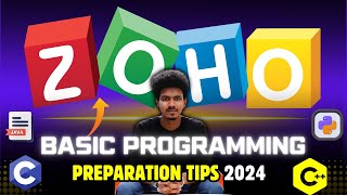 Zoho round 2 programming Questions | Zoho basic programming preparation | Zoho Software Developer