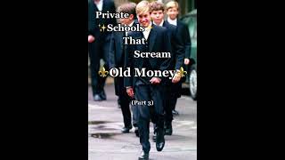 Private Schools That Scream Old Money I #shorts