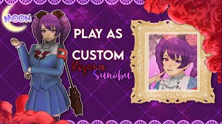 ⊂⊃﹑ DL+ Play as my custom Kizana Sunobu ﹒ Yandere Simulator ☆﹒