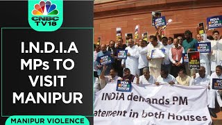 Manipur Violence News: MPs From Opposition Alliance I.N.D.I.A TO Visit Manipur on July 29, 30