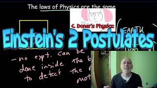 IB Physics: Einstein's 2 Postulates of Special Relativity