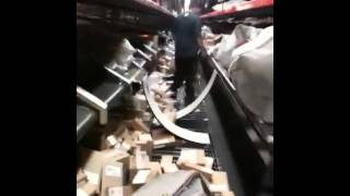 UPS Sort Isle - Small sort got slammed!