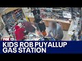 Kids with illegal guns rob Puyallup gas station | FOX 13 Seattle