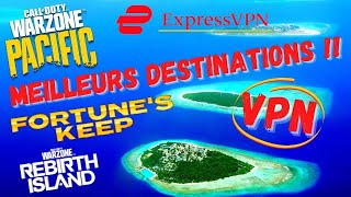 VPN Warzone les meilleurs destinations (Express VPN)