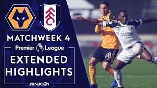 Wolves v. Fulham | PREMIER LEAGUE HIGHLIGHTS | 10/4/2020 | NBC Sports