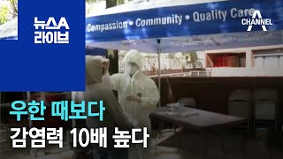 우한 때보다 감염력 10배…“전 세계 인구 10% 감염 추정” | 뉴스A 라이브