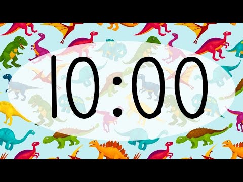 10 Minute Timer Dinosaur Youtube