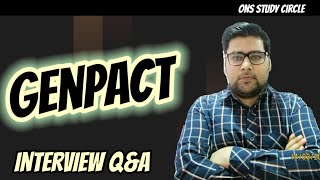 Genpact Interview Questions And Answers | Genpact Interview