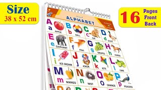 Alphabet chart review for kids from Amazon