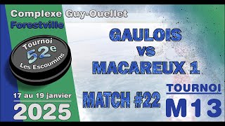 Tournoi M13 2025 Match #22 14h50