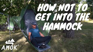 How Not To Get Into Your Draumr Hammock (And How You Should Get Into it) || Amok Equipment