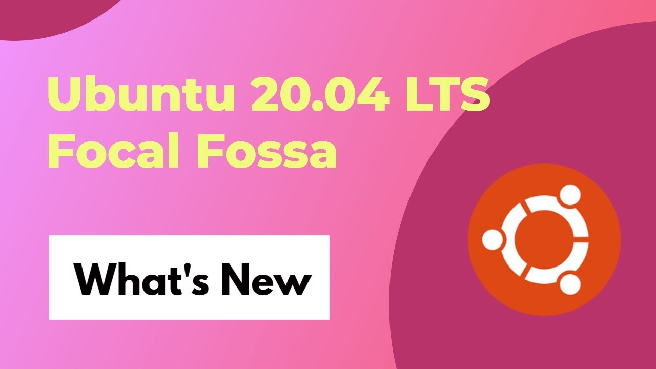 Video Walkthrough Ubuntu 20 04 Lts Focal Fossa Youtube