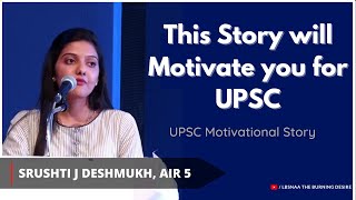 Srushti Jayant Deshmukh tells The Story of a Disable Aspirant  | UPSC Motivational Story