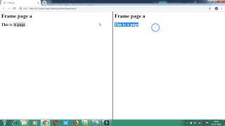 HTML part 7 vertical frame in html