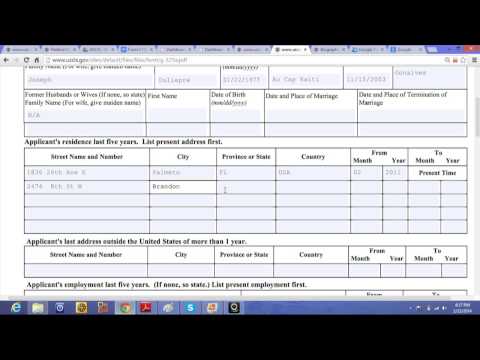 How to fill out the Form G-325A How to fill out the Form G-325A