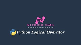 PEMROGRAMAN KOMPUTER - PYTHON LOGICAL OPERATOR #5