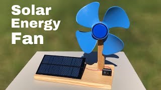 How to Make Solar Powered Electric Fan - DIY