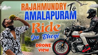 SANKRANTI SERIES DAY-3 || RAJAHMUNDRY TO AMALAPURAM ||  KAKINADA || TELUGU MOTOVLOG || SRIMANSUNNY