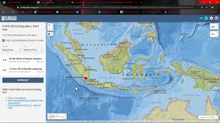 Indonesia Earthquake uptick.. Sunday night earthquake update 4/11/2021