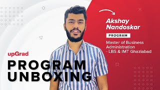 Akshay Nandoskar | MBA Program Unboxing | upGrad