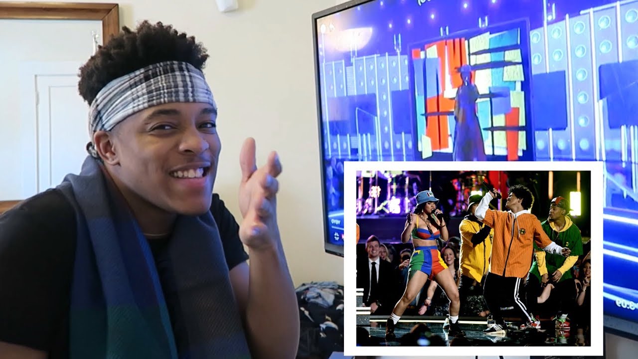 Bruno Mars & Cardi B - Finesse (LIVE From The 60th Grammys) | REACTION ...