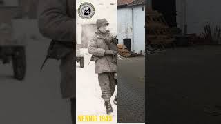 Wounded US Medic in Nennig 1945 Then \u0026 Now #thenandnow #worldwar2 #usarmy #germany #1945