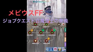 メビウスFF　ジョブクエスト白魔道士の奥義