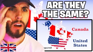 Brit Reacts to Canada and The United States Compared