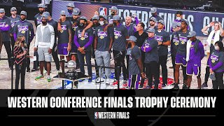 Western Conference Finals Trophy Ceremony
