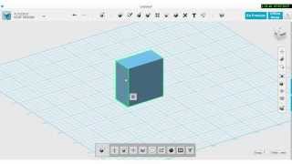 123D Design press pull function tutorial