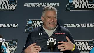 Bruce Pearl previews Auburn/Yale at NCAA Tournament; ''We're thrilled to be in t