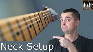 Guitar Neck Setup To Fix High Action