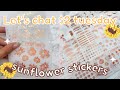 🌻 Sticker Guru Sunflower $2 Tuesday 🌻 Foiled Planner Stickers