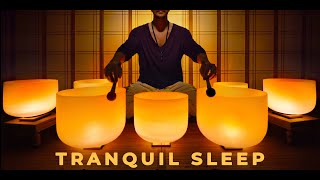 NATURAL TRANQUILIZER  ||  Crystal Singing Bowl Sound Bath for Sedative Sleep