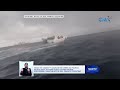 Video ng umano'y agawan ng debris sa pagitan ng Phl Navy at China Coast Guard nitong... | Saksi