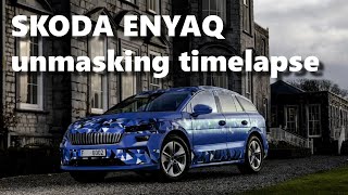 Skoda Enyaq iV Unmasking Time-Lapse (Apple iPad Pro with Adobe Fresco)