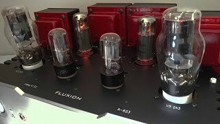 introducing 2A3 / EL34 switchable dual mono integrated tube amplifier A-623 ; FLUXION custom design