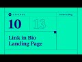 [10] Creating a Link in Bio Page For Social Media