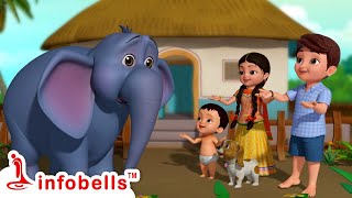 Hathi Raja Kahan Chale - हाथी राजा कहाँ चले | Hindi Rhymes for Children | Infobells