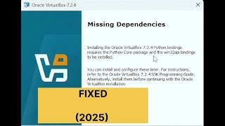 How to Fix Missing Dependencies in Virtual Box Windows 11 || (2025)