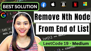 Remove Nth Node From End of List - LeetCode 19 - Python (Iterative and Recursive!)