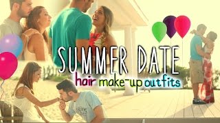 Get Ready with Us | Summer Date Night: Hair, Make-up, + Outfit!