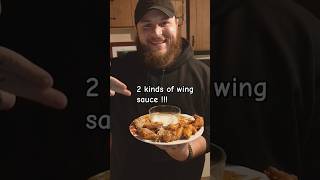 2 kinds of wing sauce the second is better than any wing spot #cooking #food #sauce