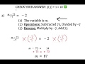 8th Grade Math: Two Step Equations