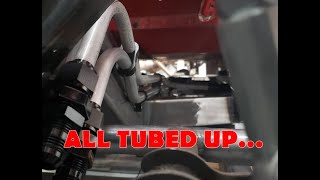 DONT SMOKE YOUR turbo! Oil Hard lines, scavenge manifold  for the LOW MOUNT Turbos