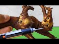 Wood Carving Demonstration: Crafting Mini Sculptures with Culiau Customizer Engraving Pen