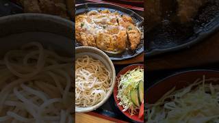 ランチ〜『小がね』室蘭名物 カツ丼ミニ蕎麦セット